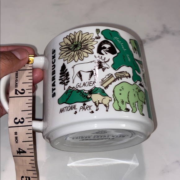 Starbucks Montana Green and White Mug 14 fl Oz - Picture 9 of 10